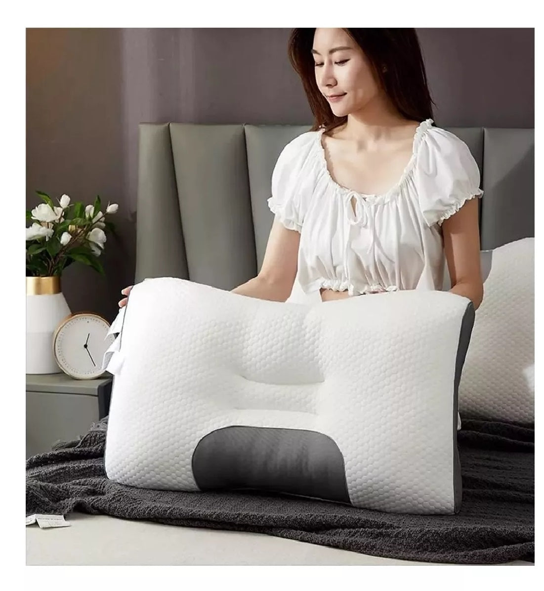 Almohada 3d De Algodón Ideal Para Masaje- Contra Entrega