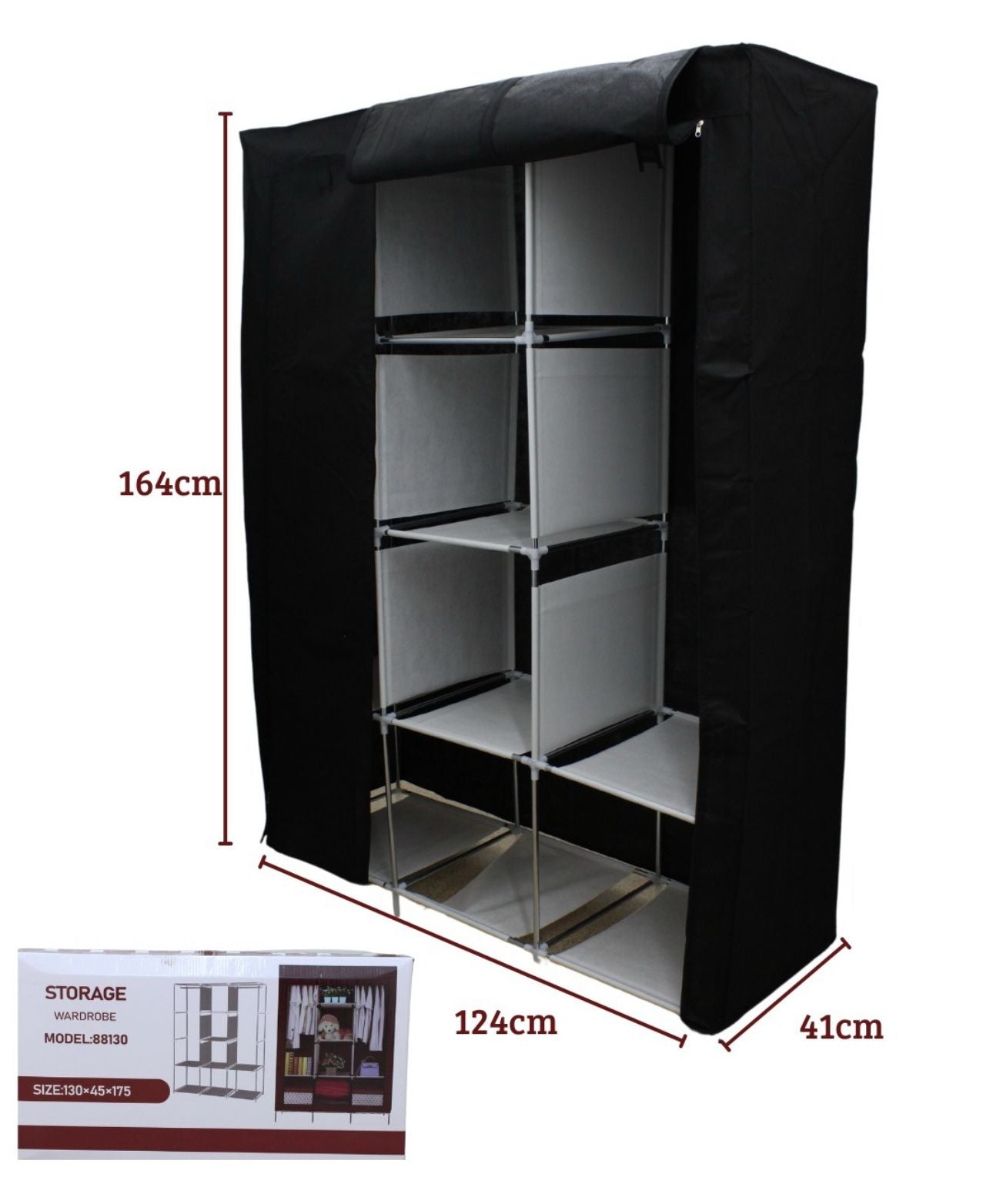 Armario 3 PUESTOS CLOSETDe Tela Portatil- Pago a Recibir